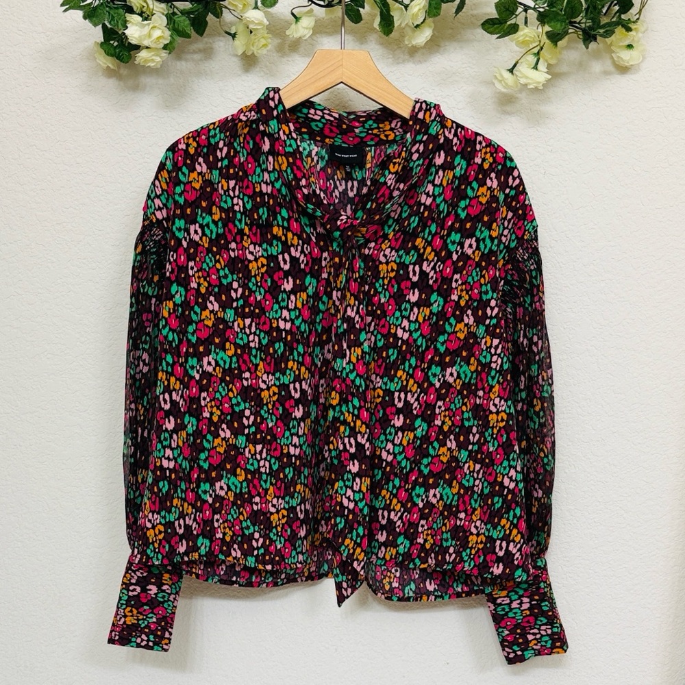 Who What Wear • Vibrant Floral Blouse
